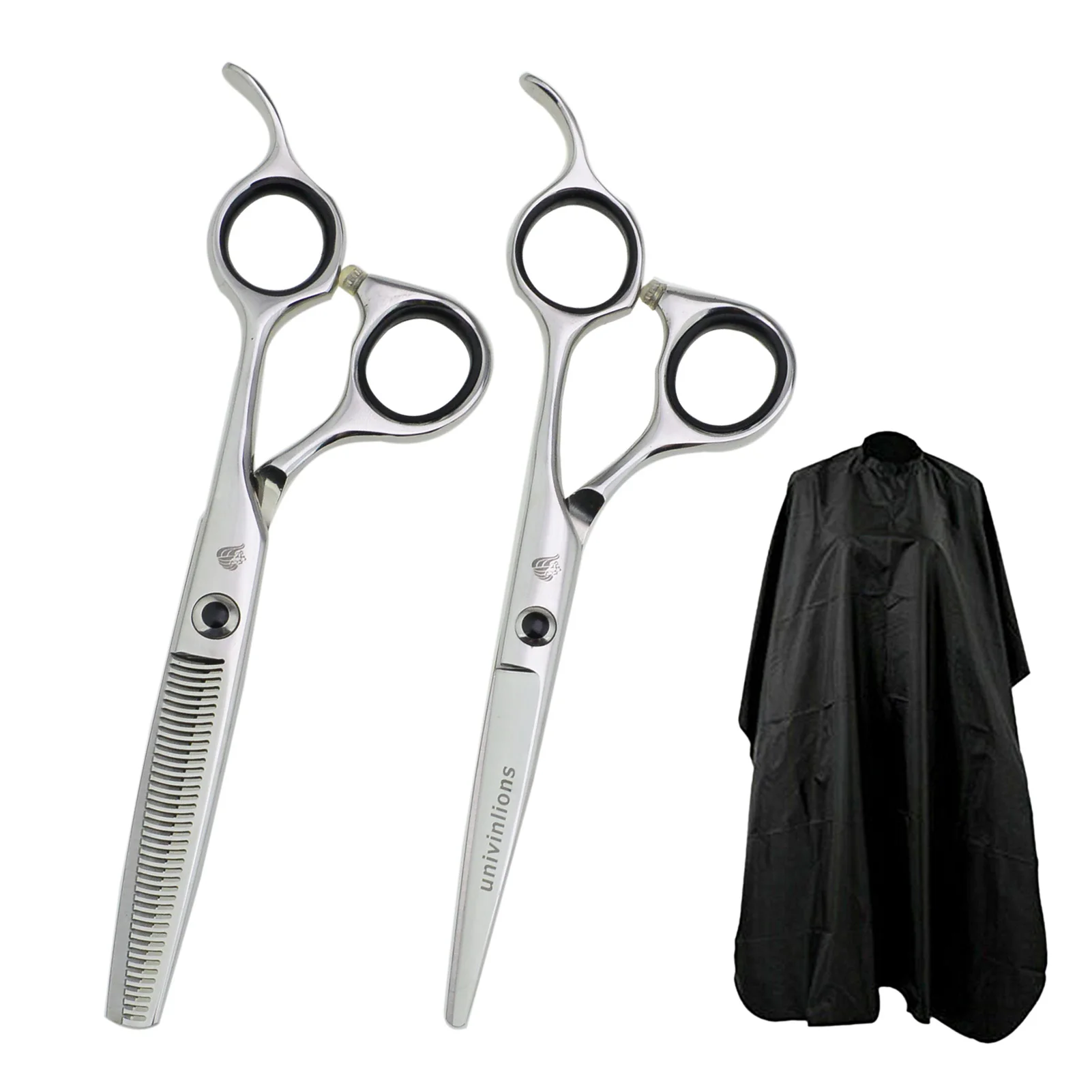 

6" Professional Hair Scissors High Quality Cape Hairdressing Thinning Shear Barber Japan 440C Pet Grooming Scissors Dog Groomer