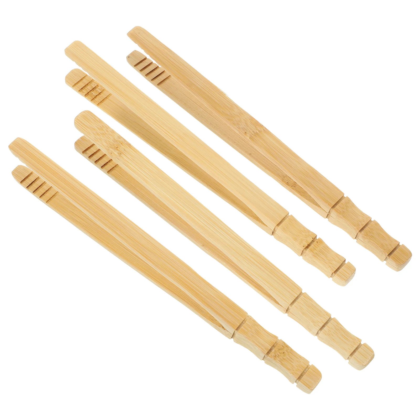 

4pcs Bamboo Clip Anti-Scald Cup Clamp For Ceremony Making Tools Chinese Kung Fu Tea Utensils Serving Bakery Clamp Tea Service