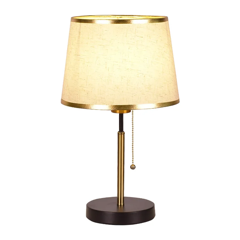 

Bedroom desk lamp, modern simple American warm bedside lamp, light luxury romantic new Chinese desk lamp, touch-sensitive