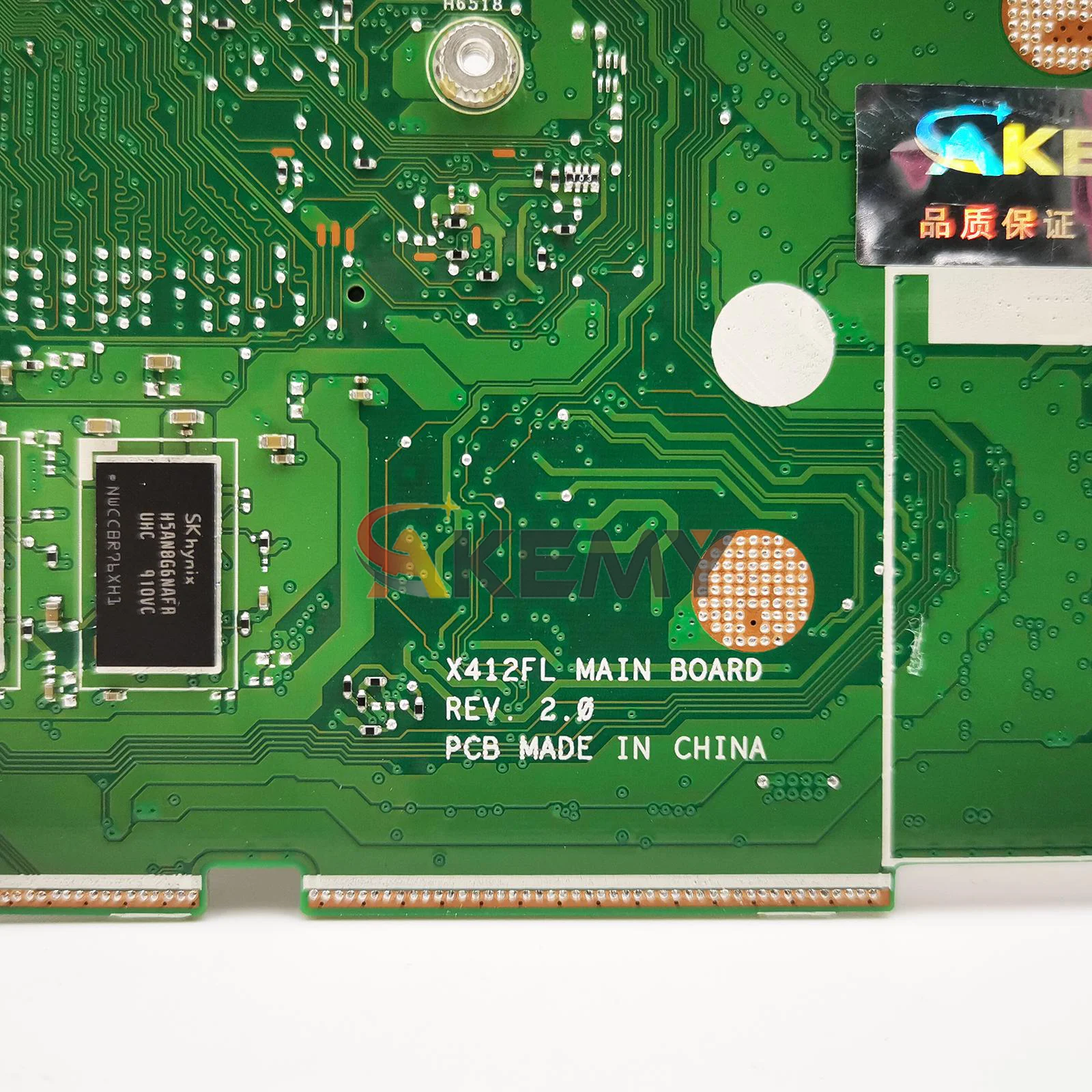 X412FA اللوحة الأم للكمبيوتر المحمول ASUS V4000U X412FAC X412F X412FJC R424F V4000F X412FL Y4200U X412FLG اللوحة الرئيسية مع وحدة المعالجة المركزية I3 I5 I7