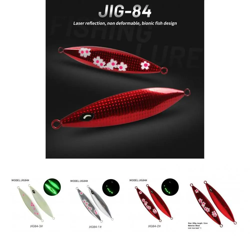 Jigging Lure Accessory Fake Bait Vivid Attract Fish  Delicate Anti-deformation Jigging Lure