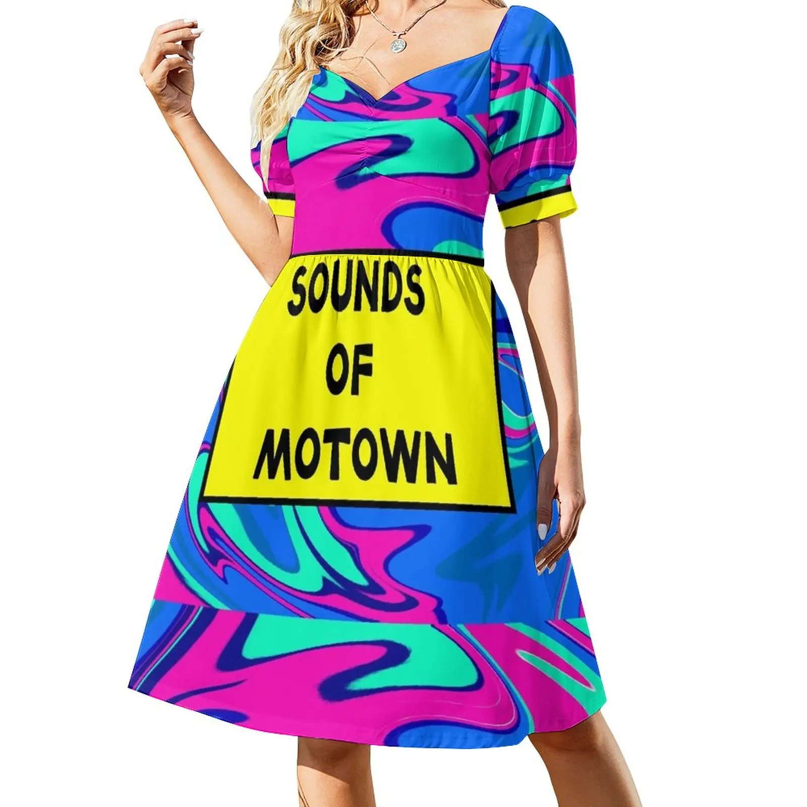 

sounds of Motown Sleeveless Dress evening dress ladies womens clothing