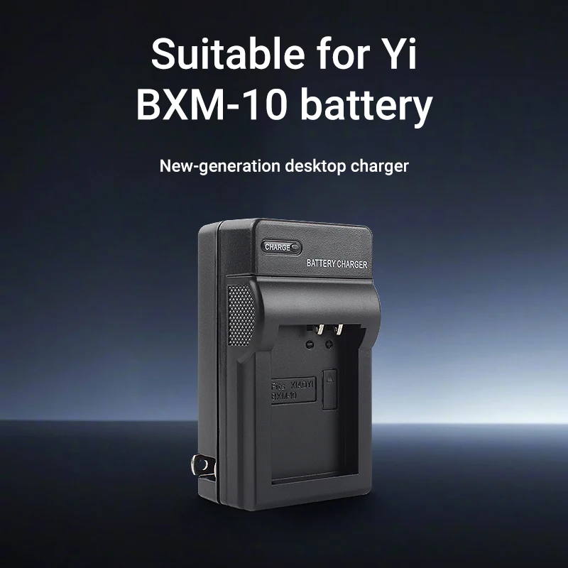 BXM-10 Battery Charging Dock 100-240V 8.4V/600mA Foldable Plug Smart Protection Portable TravelCamera Accessory for BXM-10