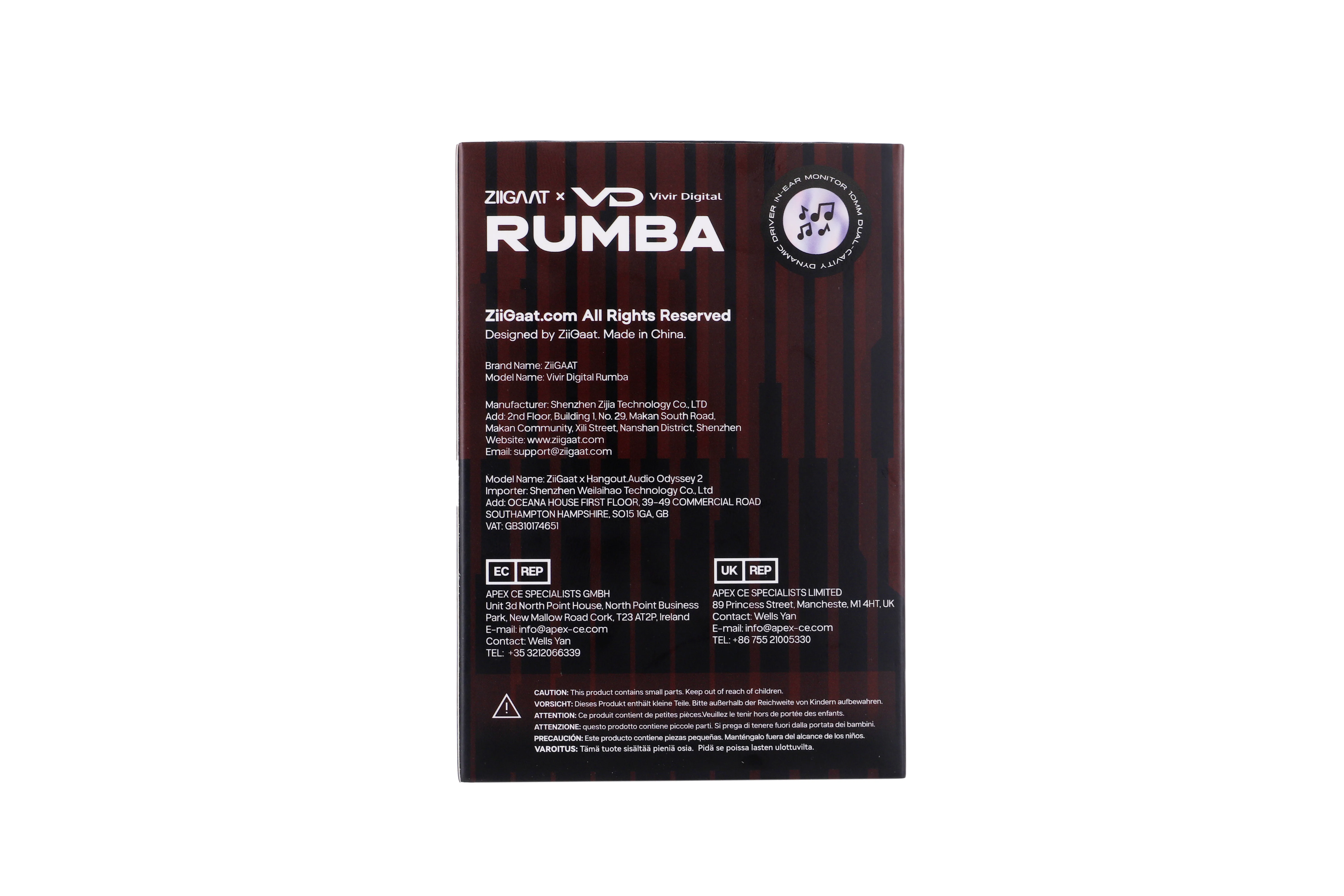 Linsoul ZiiGaat x Vivir Digital: RUMBA 10mm Graphene Dynamic Driver In-Ear-Monitor mit ausgewogener Klangsignatur – Detail 13