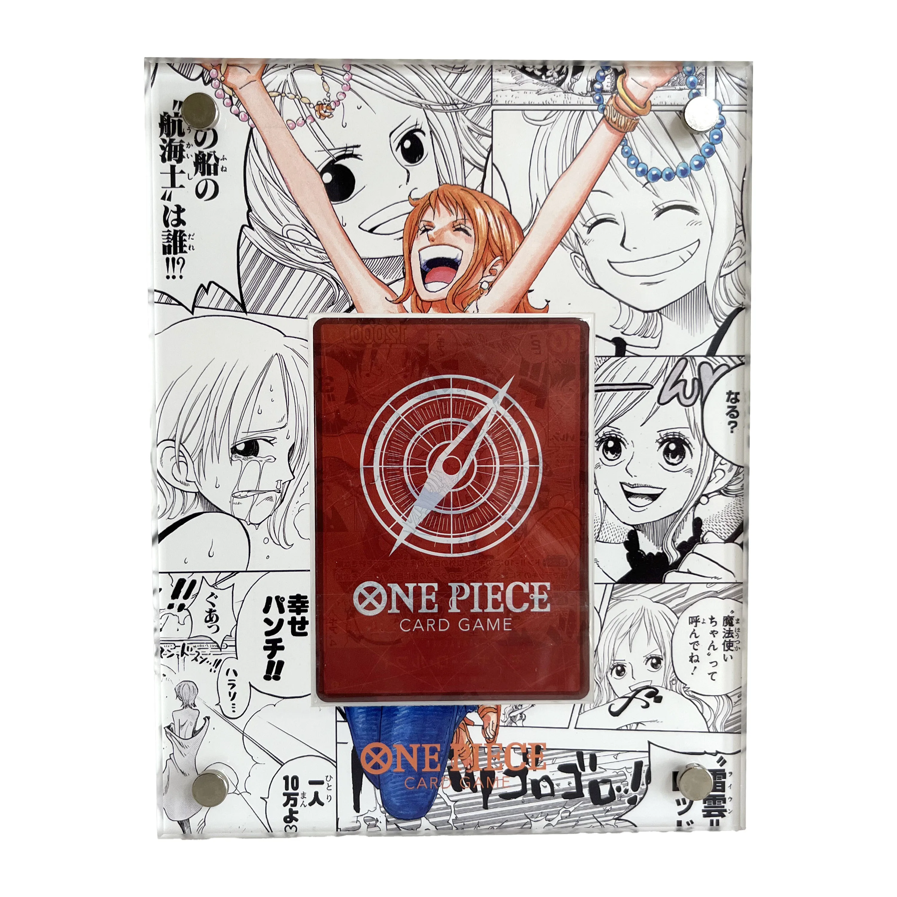 One Piece Comics Nami Stuck Brick Card Collection Acrylic Display Stand Opcg Rayleigh Card Display Stand Card Not Included