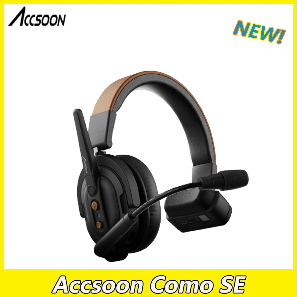 Accsoon CoMo SE 2.4GHz Full-duplex Wireless Intercom System for Crew Communication Group Talk