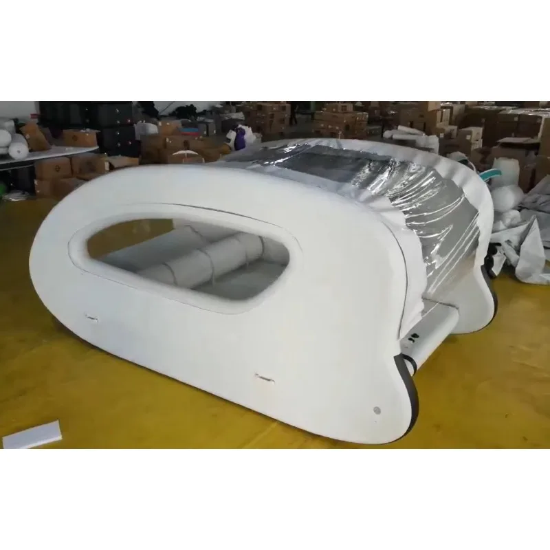 الفاخرة الكهربائية نفخ يخت 2 الناس كاتاماران قارب قابل للنفخ قارب غرفة قابل للنفخ #6