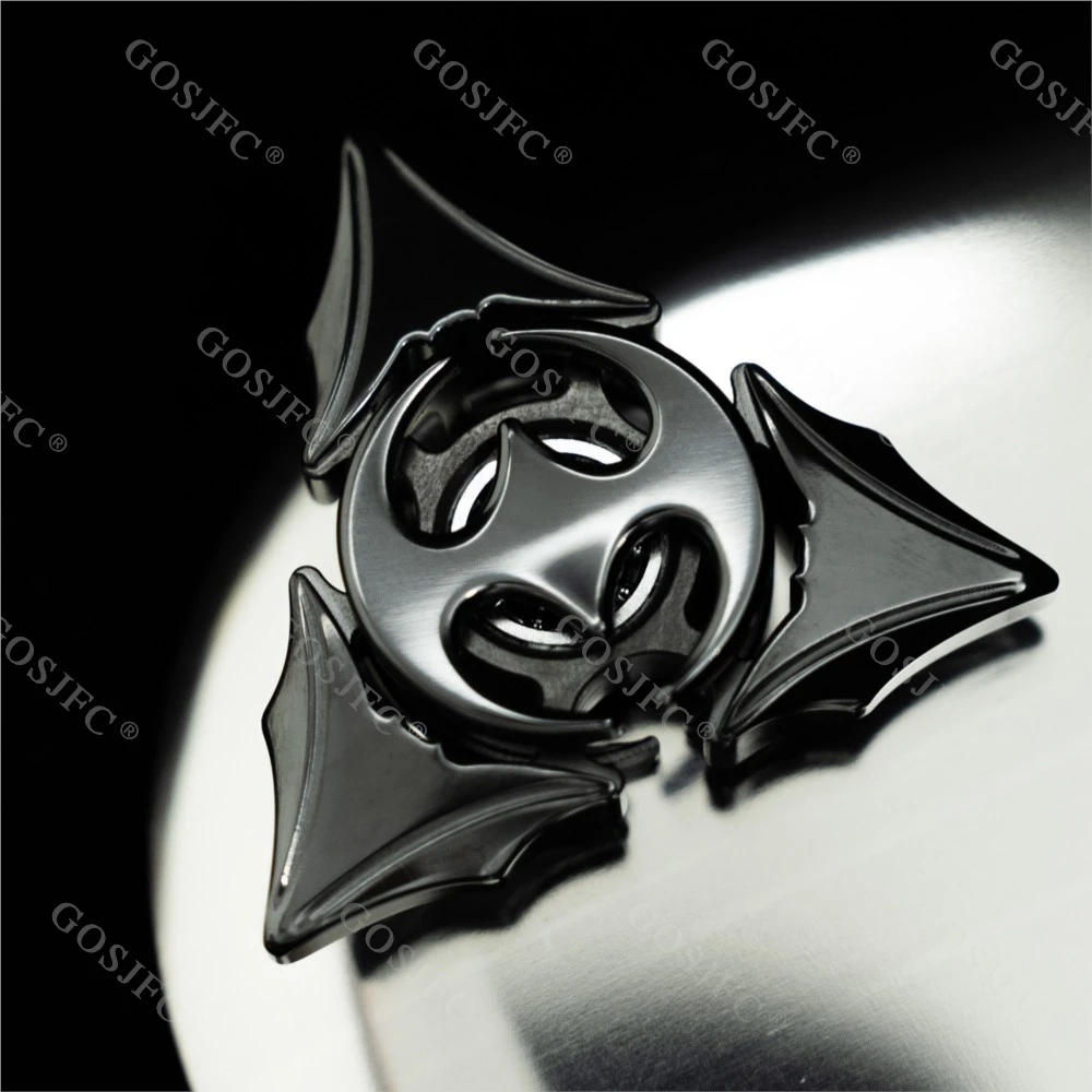 Chauve-souris à trois couches poignée vitesse Fidget Spinner EDC doigt Spinner EDC soulagement du Stress jouet Fidget jouets pour adultes