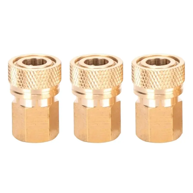 A74E-Thread Quick Disconnect Coupler Fittings 8Mm Filling Head Copper M10 Plug Quick Connectors Air Refill Socket