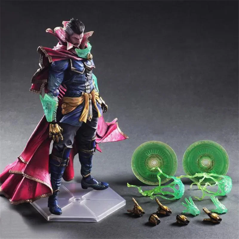 27cm Play Arts Marvel The Avengers Doctor Strange High Quality Pvc Action Figure Collectible Model Children  Collectable Gifts