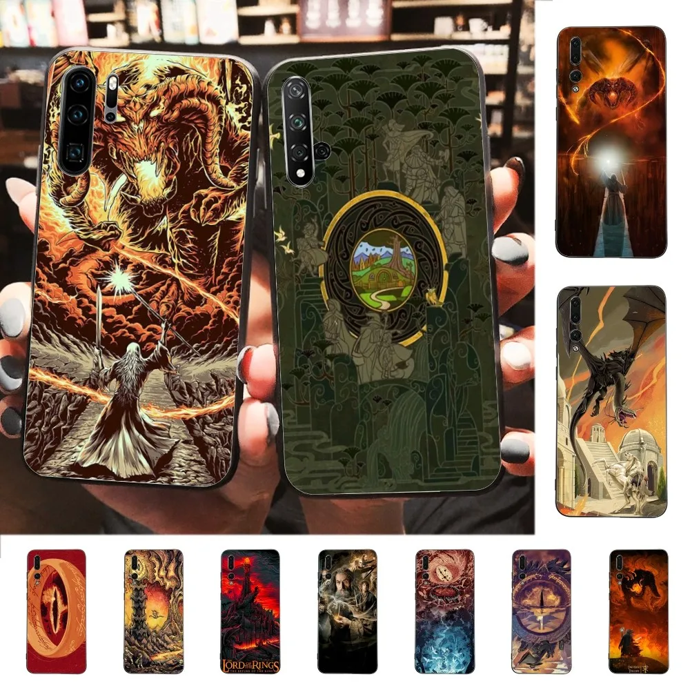 The L-Lord of the R-Rings  Phone Case For Huawei P 8 9 10 20 30 40 50 Pro Lite Psmart Honor 10 lite 70 Mate 20lite