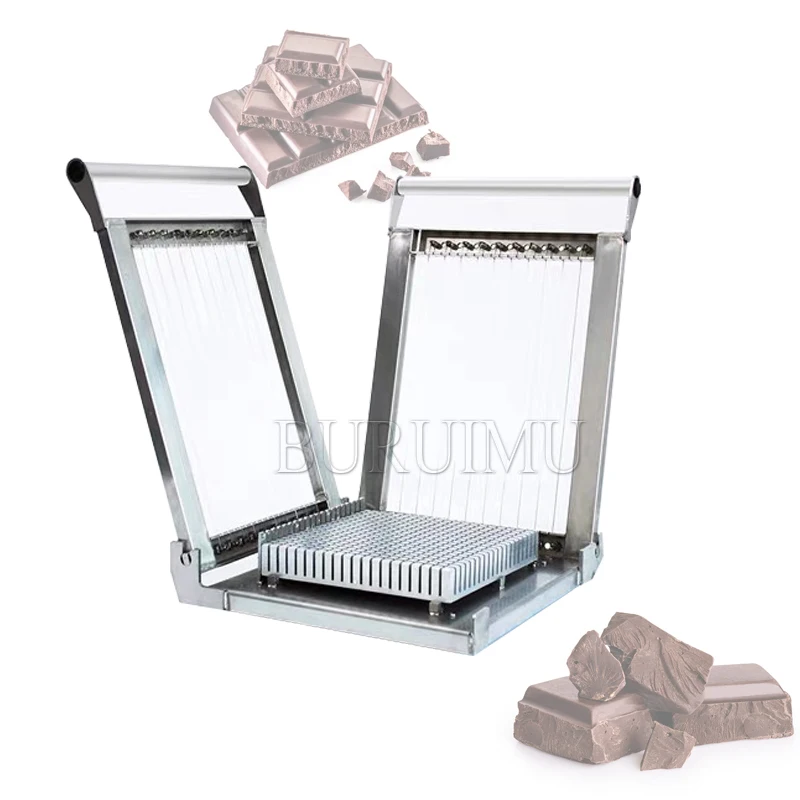 Confectionery Marshmallow Cutting Machine Raw Chocolate Cuber Square Cheese Cake Cutter