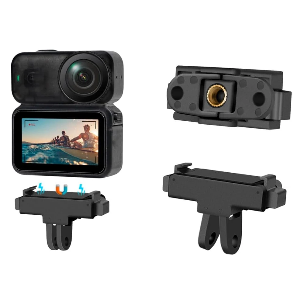 

Magnetic Quick Release Mount Adapter for DJI Osmo Nano, Extension Base with 1/4" Screw Hole Quick-Release Buckle Foldable Stand