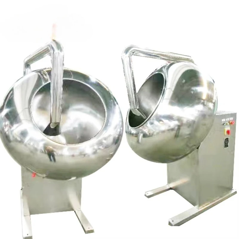 Spot Automatic Tablet Film Coating Pot Machine Almond Nut Peanut Candy Candy Coating Machine
