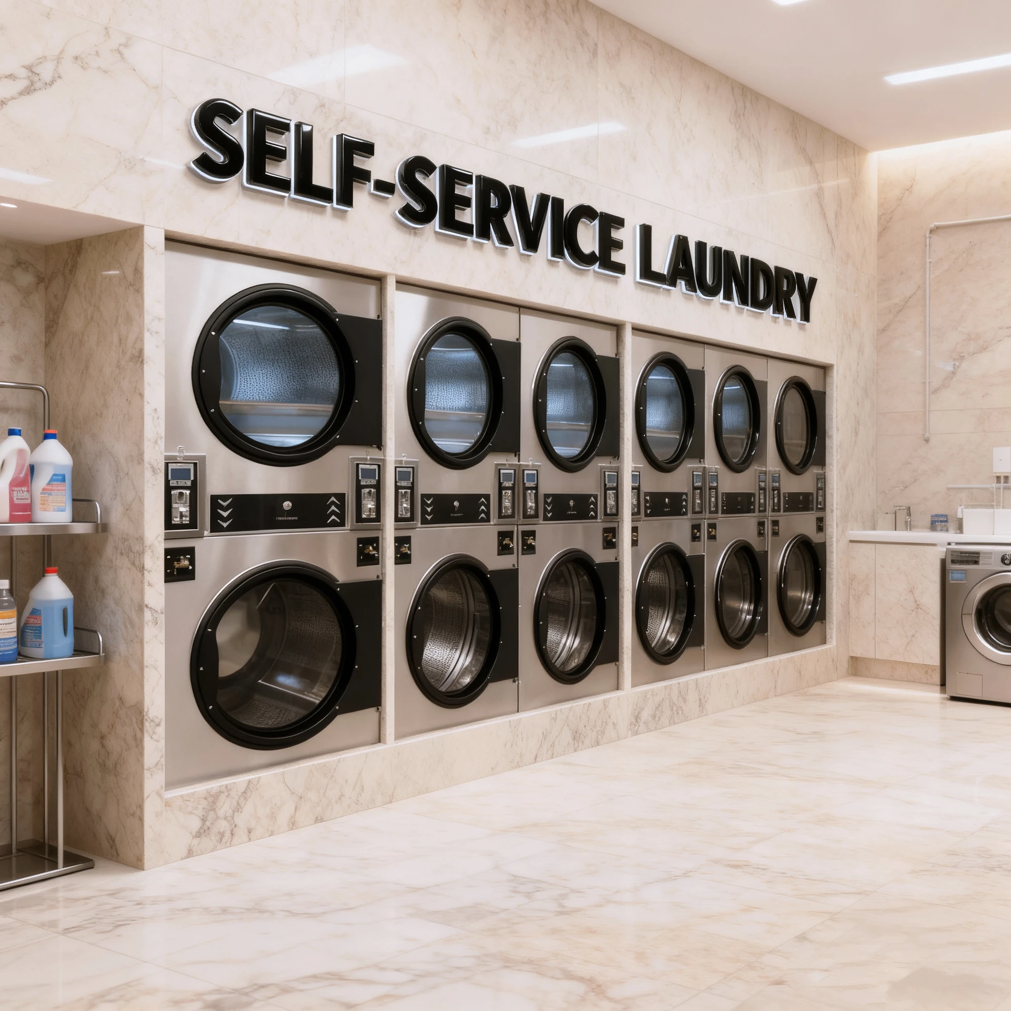 Saving Space Large Capacity Commercial Laundry Equipment Washer Dryer All in One Stack Washer Dryer for Laundromat/hotel