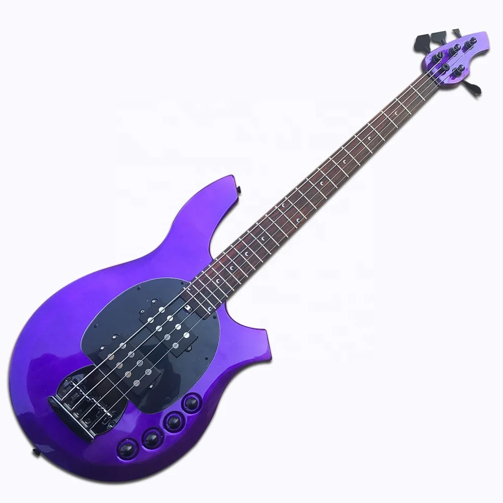 

8 Colors 4 Strings Electric Bass with Active Circuit,Rosewood Fretboard