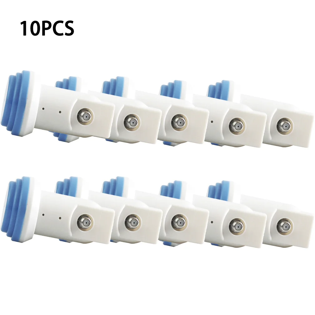 10PCS HD Satellite TV Receiver Best Signal Digital KU Lnb Universal L9.75/10.6 KU Band Single LNB Waterproof Satellite Dish LNB