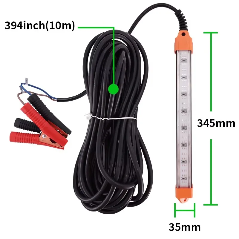 

360 Degree New Used By Fishing Boats Double Waterproof IP68 100W for Squid Green Light for Fishing for Dock