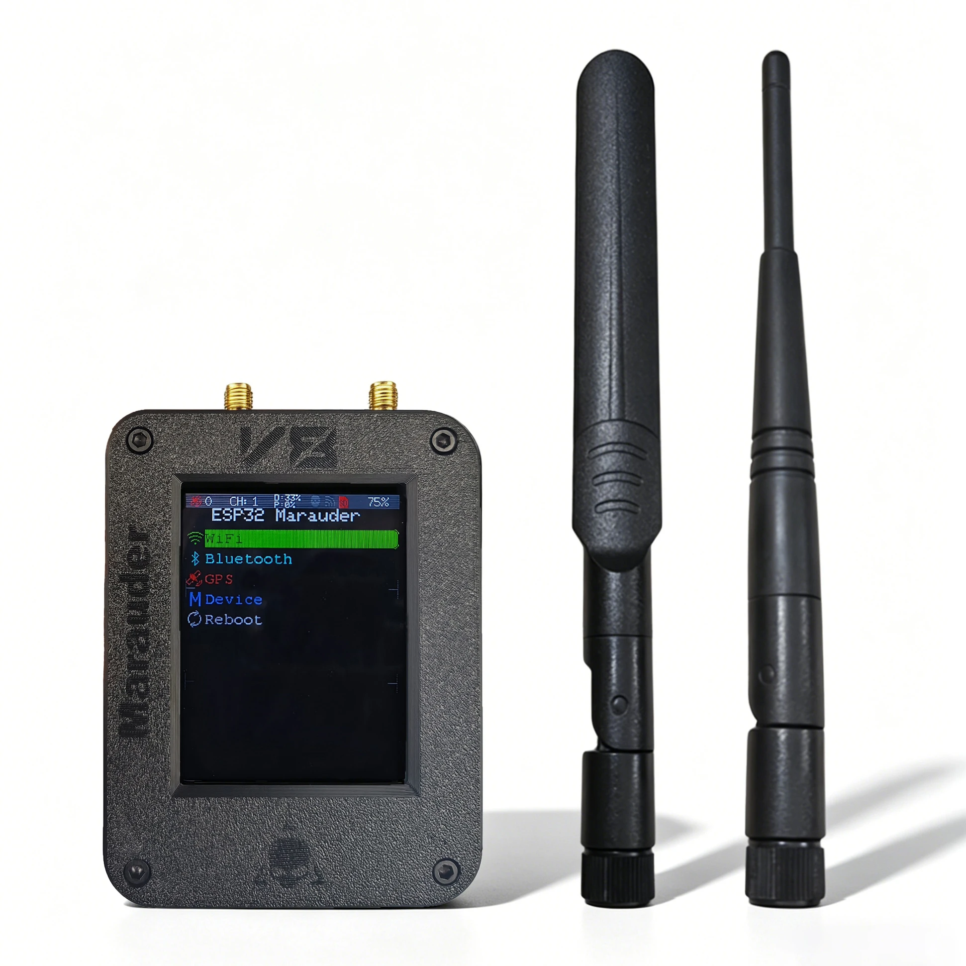 New ESP32 Marauder V8 ESP32-C5 2.8 Inch Touch Display Dual Band WiFi Bluetooth GPS Support 2.4G & 5G Signal Wireless