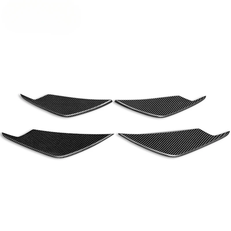 

Carbon Fiber Car Front Bumper Wind knife Splitter Spoiler Canard Trim AC Style Body Air Knife kit For BMW M3 G80 M4 G82 G83