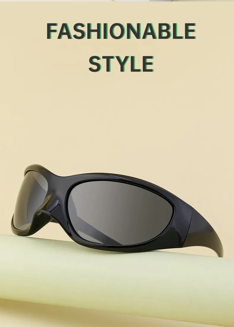 Y2K Punk Sonnenbrille für Damen und Herren 2026 Luxusmarken-Designer Trendige Sonnenbrillen Vintage Übergroße Steampunk Sonnenbrillen Gafas De Sol – Detail 3