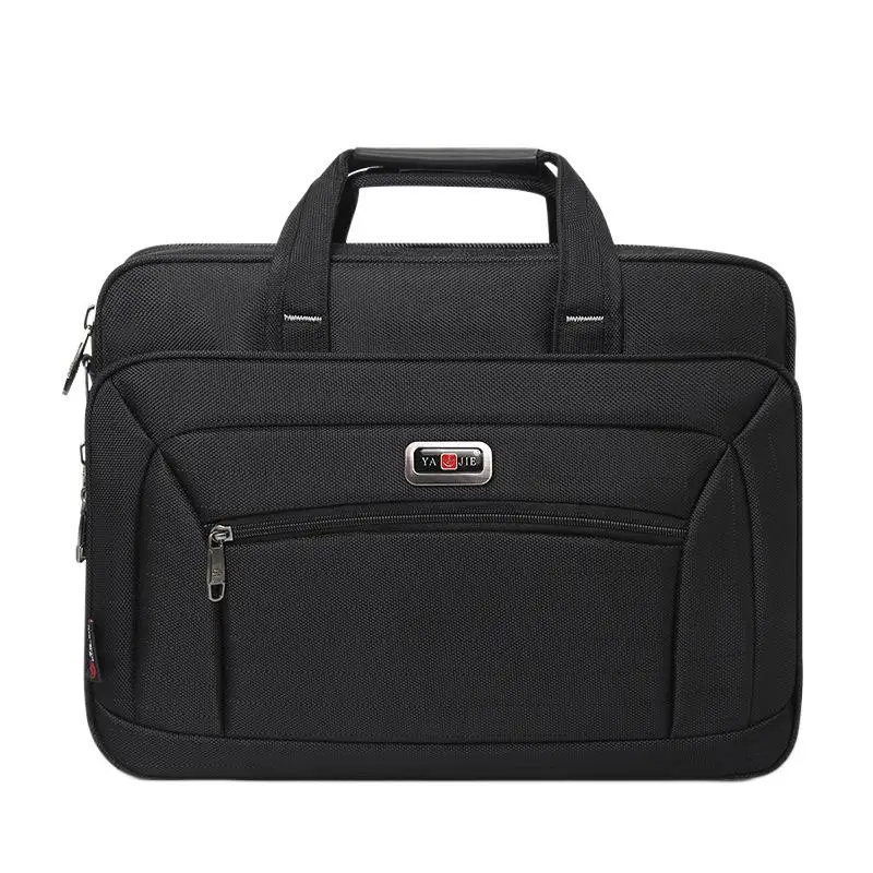 Large Capacity Oxford Men's Briefcase Business Handbag 15.6 "Inch Laptop Bag Office Male Shoulder Messenger Bag