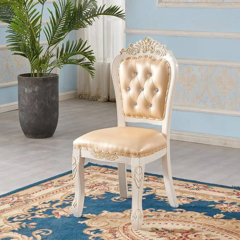 Customize Antique Dining Chairs Designer Luxury Modern Events Dining Chairs Accent Lounge Velvet Eetkamerstoel Furniture Home