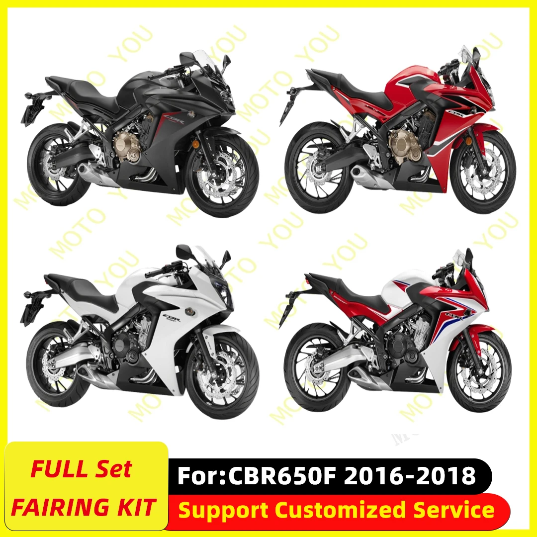 

New ABS Motorcycle Whole Fairings Kit fit for CBR650F 2016 2017 2018 CBR650 F CBR 650F 16 17 18 Bodywork full fairing zxmt