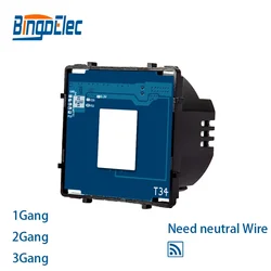 Bingoelec WIFI Touch Switch Part Wireless Control Smart Life Automation Part Support Tuya APP