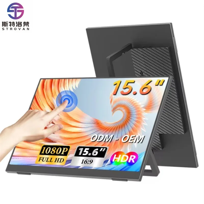 15.6 Inch Portable IPS Display 1080P Screen Full HD Hd-mi TYPE C Interface LCD Gaming Portable
