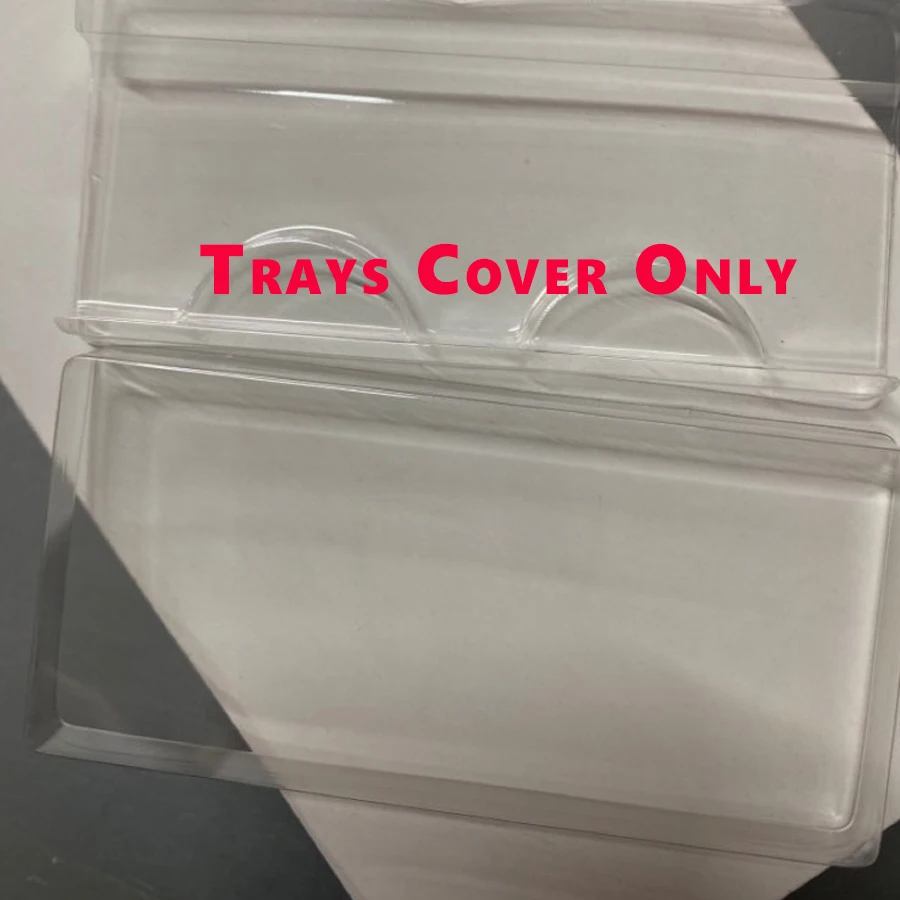 Plastic Lash Trays Cover Wholesale 50/100Pcs Mink Transparent 8-25mm Empty Clear Lashes Holder Eyelash Packaging Box Case Bulk