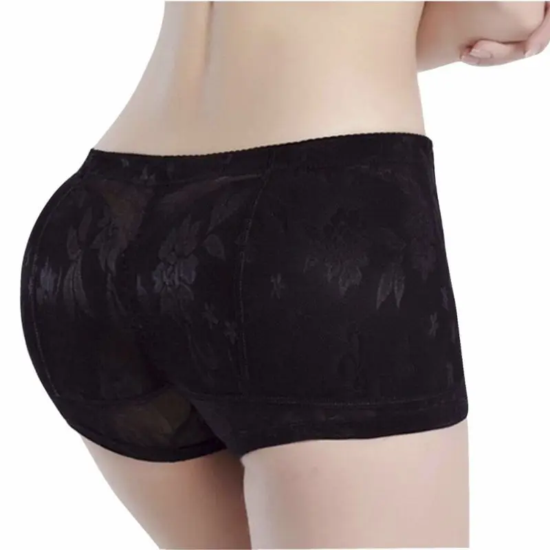 Sexy Women Enhancer Shaper Panties High Waist Push Up Seamless Padded Butt Fake Hip Underwear