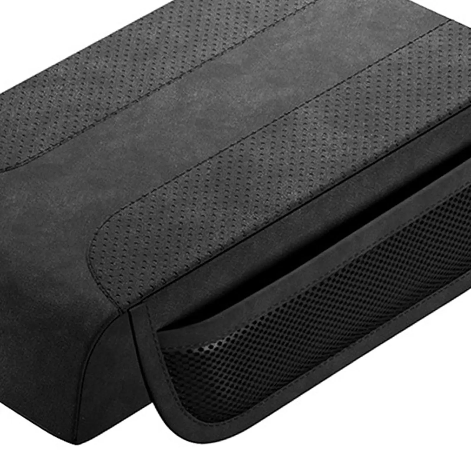 Universal Car Armrest Pad PU Leather Sponge Filler Center Console Cover Storage Pocket for Automotive Accessories Kit Tune Car