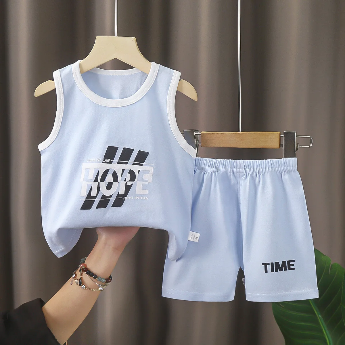 

Summer Vest Boys Girls Pajamas Sets Cartoon Cotton Children Boy Girl Sleepwear Nightwear Kids Lightning Pyjamas Suit