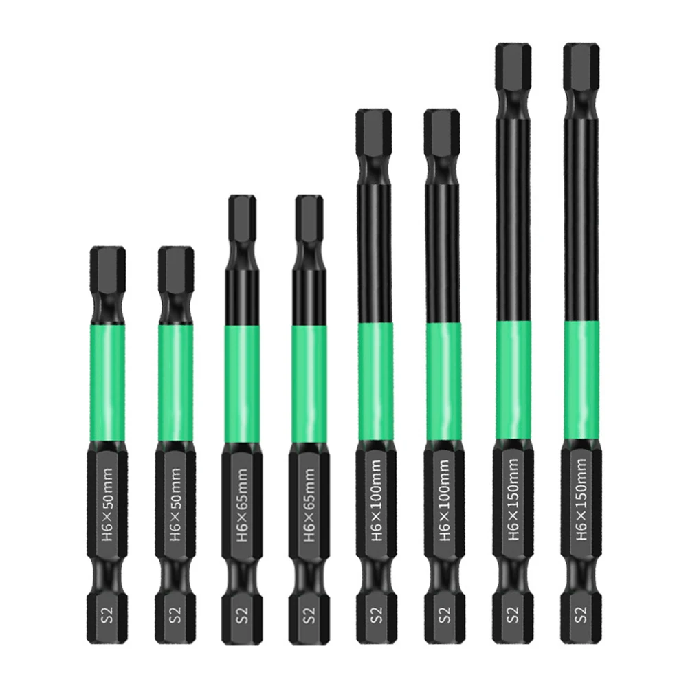1/4 Inch Hex Magnetic Screwdriver Bit 50mm Alloy Steel Repair Tool For Screwdrivers Electric Screwdrivers Hand Drill