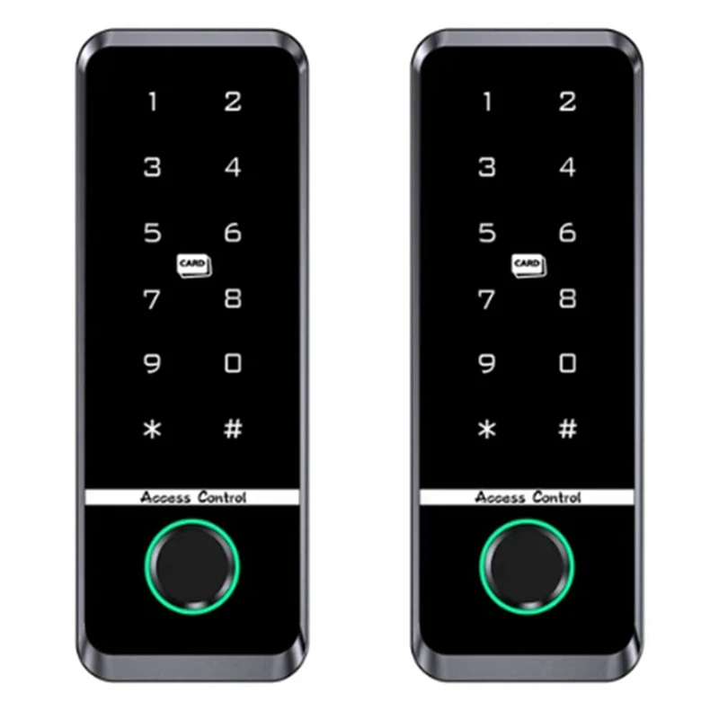 

N75R-2X WIFI TUYA App Биометрический контроллер доступа по отпечаткам пальцев Клавиатура IP66 Водонепроницаемая автономная система контроля доступа к двери (A)