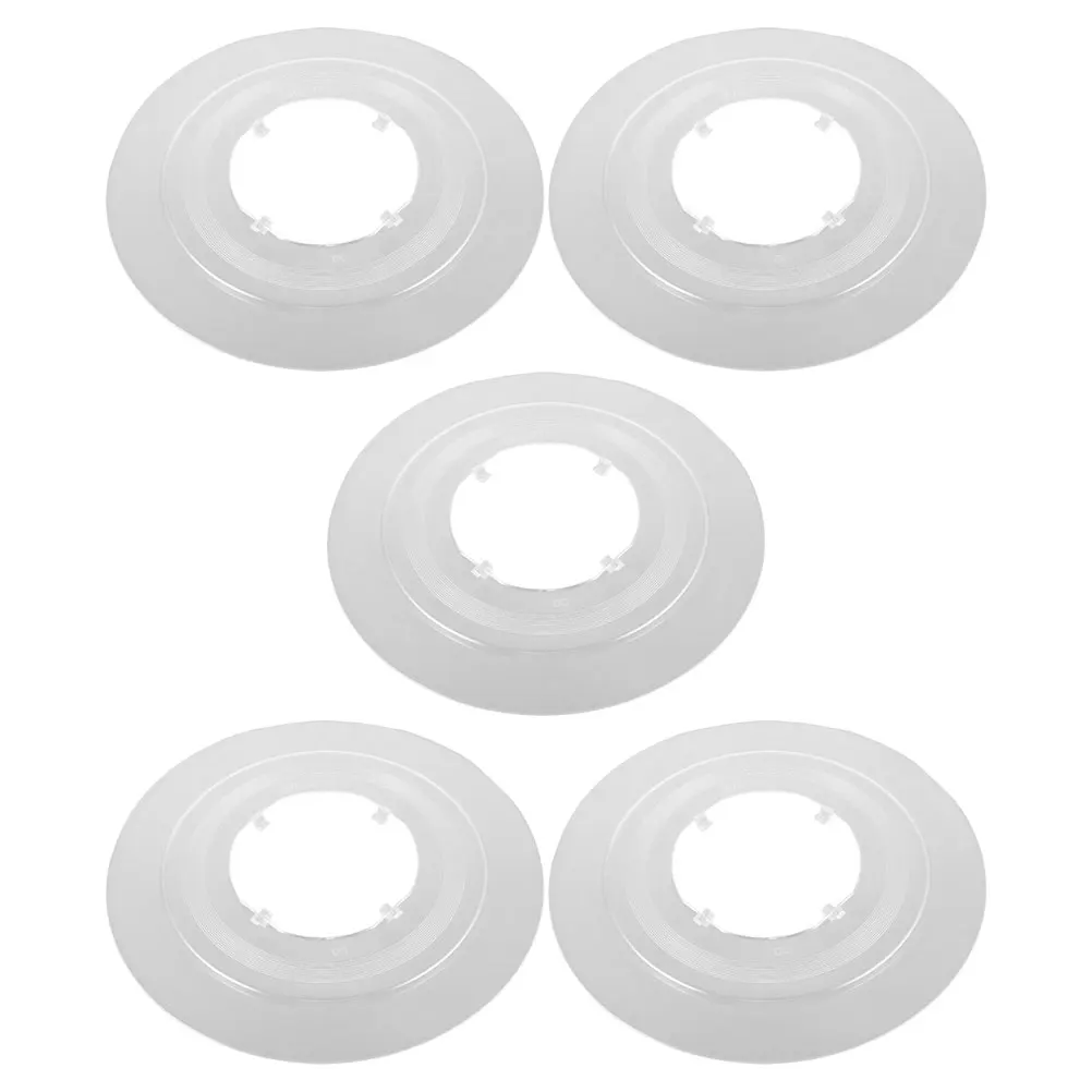 

5pcs Bicycle Protector Round Plastic Flywheel Guard For Mountain Road Bike Durable Lightweight Universal Chainwheel Cover