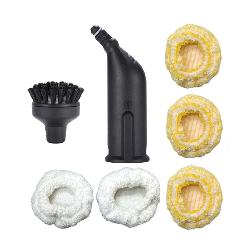 ABXH Mop Cloth Rags Parts For Karcher Easyfix SC2 SC3 SC4 SC5 Vacuum Cleaner Replacement Large Round Brush Steam Cleaner