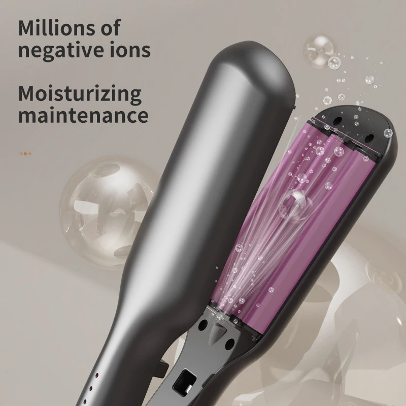 Small wave electric hair straightener and curler 10mm Small curling iron、Wool curling wand