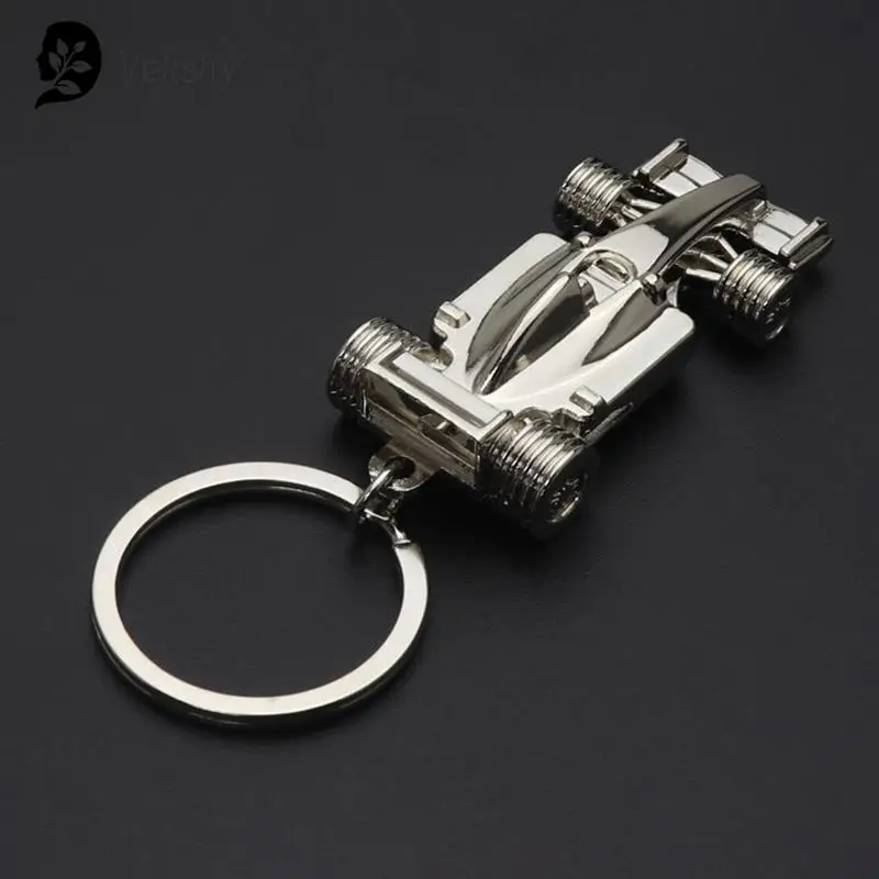 F1 Keychain Racing Activity Gift Personality Pendant Key Buckle Silver Color Car Key Chain Men\'s Jewelry Keyring