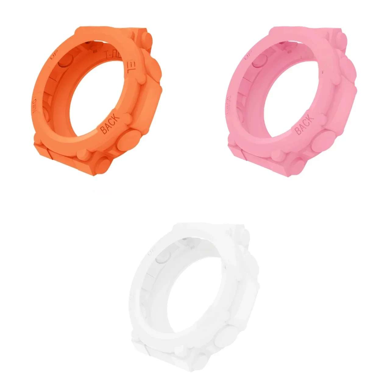 

3-Pack Protective Silicone Case for HuaMi Amazfit Watch T-rex 2 3 3Pro Smart Watch Protector Shell Sweatproof Watch Accessories