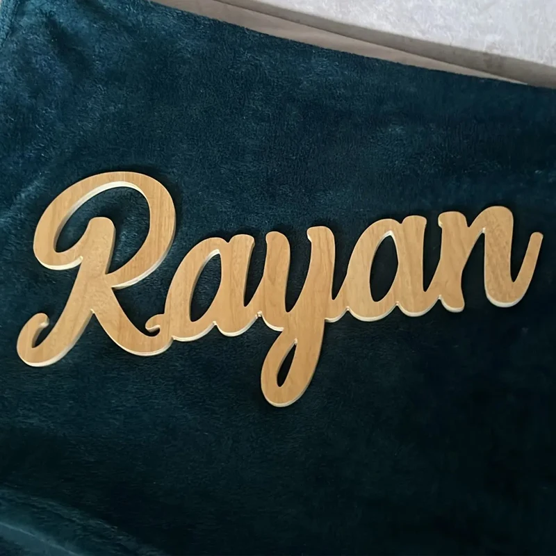 Custom WOODEN NAME SIGN  Bedroom Door Sign  Various Sizes & Colours  Door Name Plaque Nursery Plaque  Room Sign