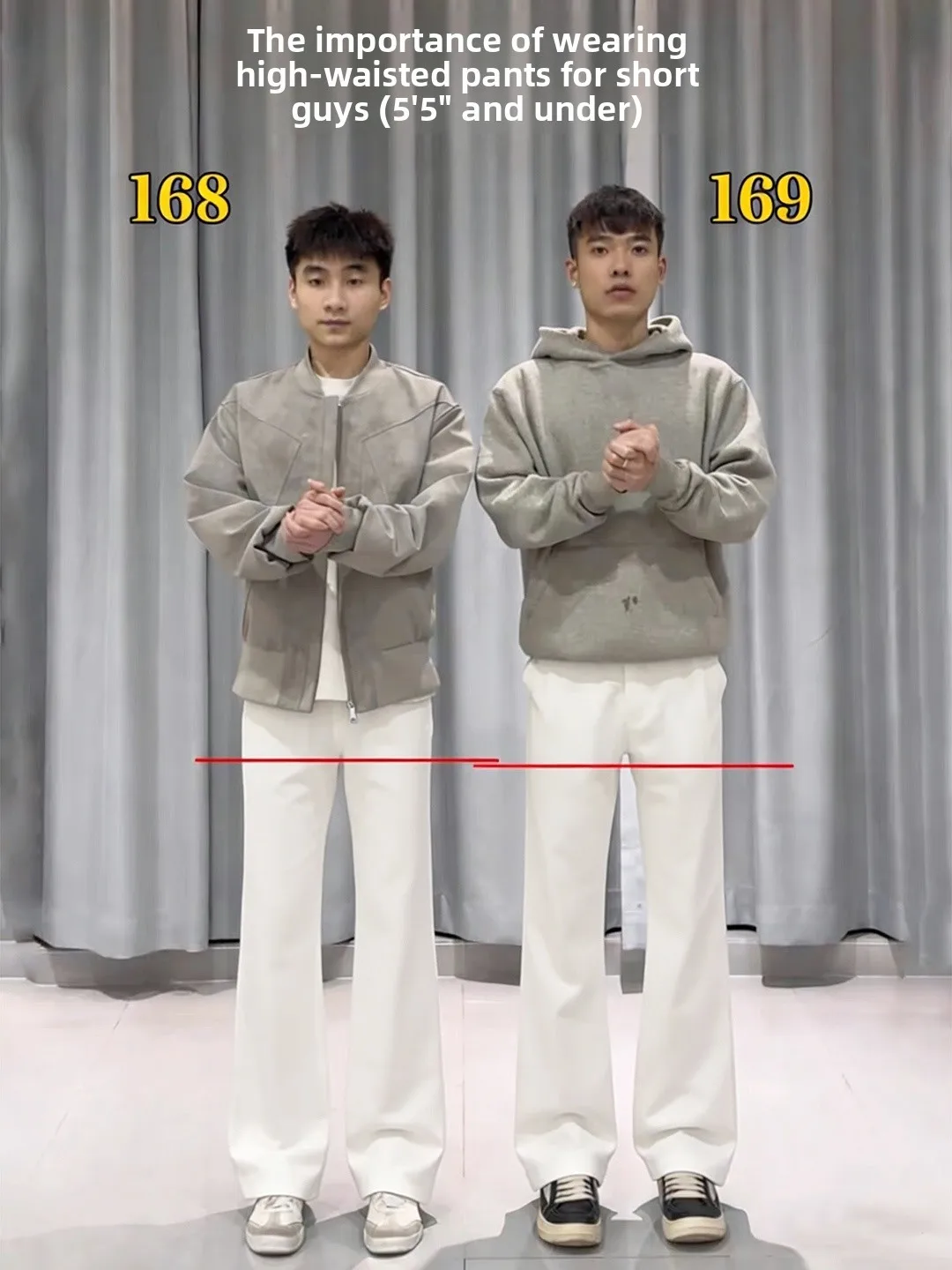 

White Slim Fit Men's Micro Flared Pants Spring OOTD Drapey CleanFit Straight Leg Trousers Youth Casual Faion Straight Leggings