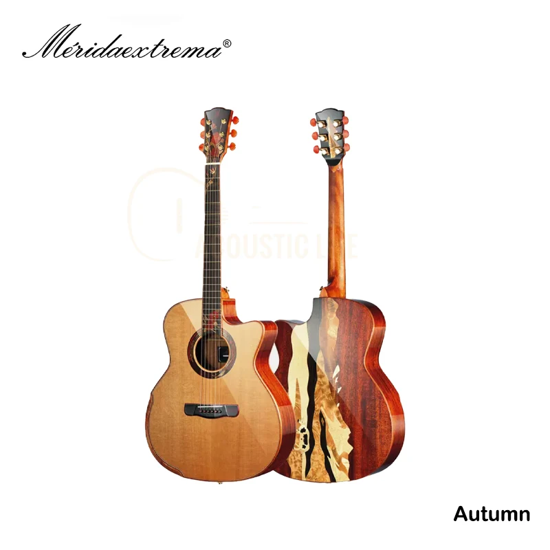 

Merida Extrema Autumn Professional 41 Inch Acoustic Guitar Travel Guitar Beginners Guitar Acoustic Musical Instruments