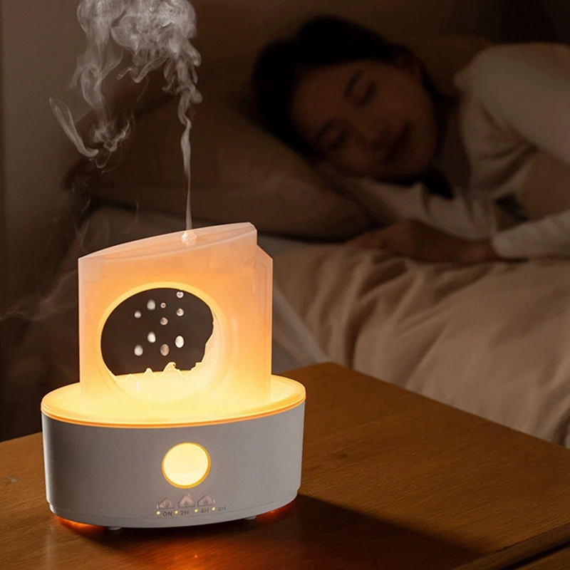 Rain Clouds Aroma Diffuser Raindrop Air Humidifier Humidificador De Aroma Night Light Desktop Ultrasonic Sprayer US Plug