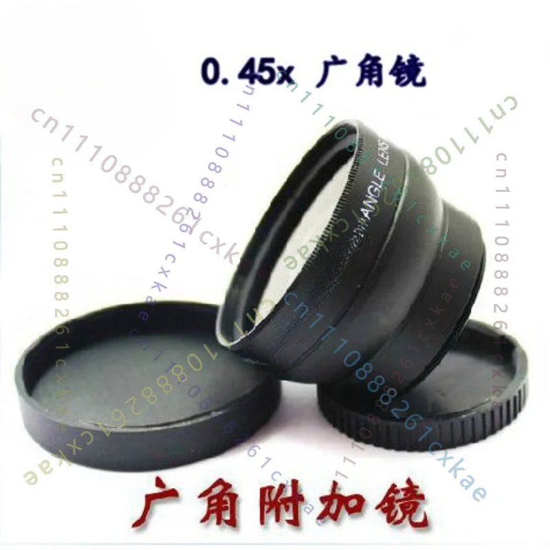 43mm 0.45X Wide‑Angle Conversion Lens With Macro Function Photography Accessory For Panasonic JVC DC DV Camcorder
