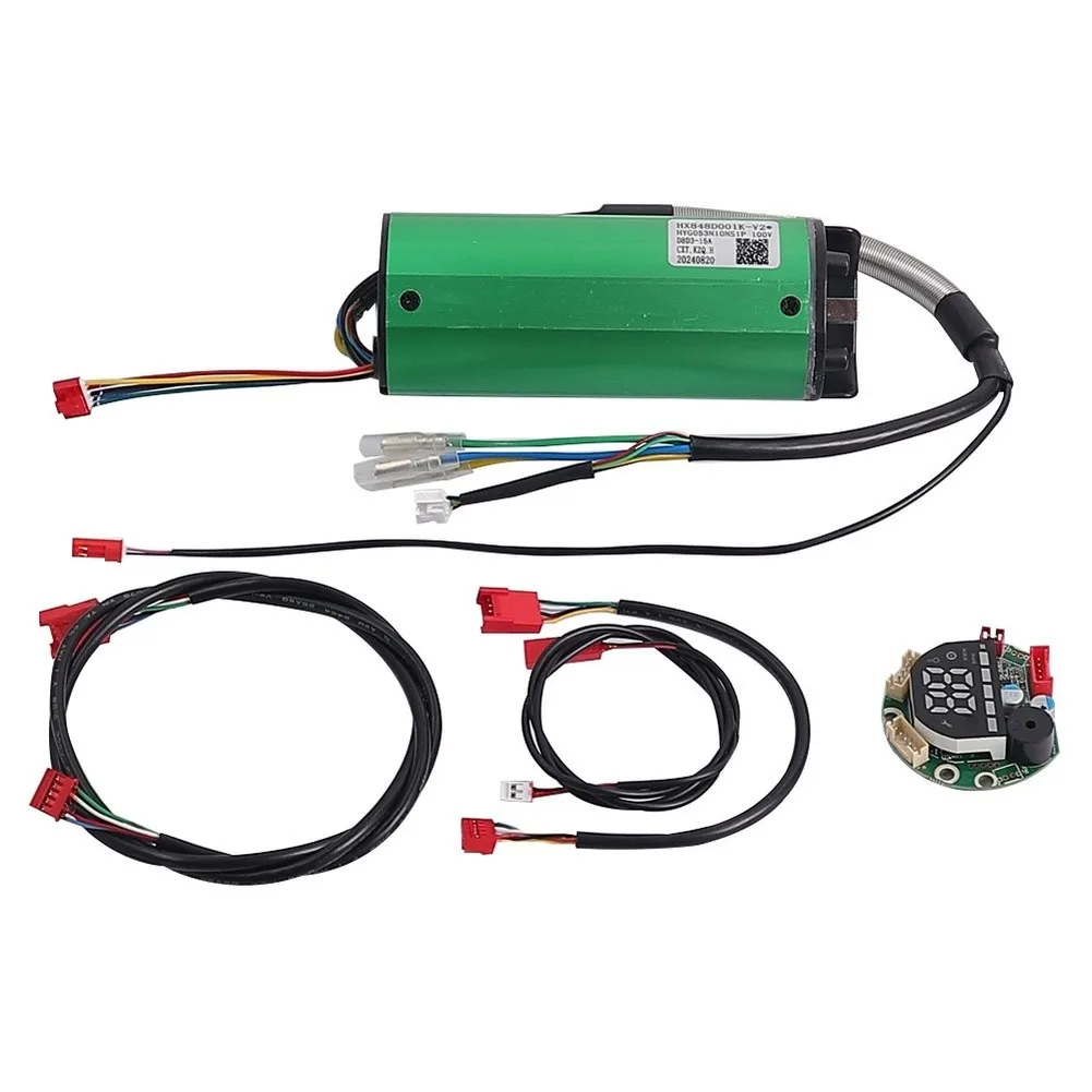 

/48V /15A /Controller Dashboard Kit Data Line Set For HX For X8 Electric Scooter Motor Control Display Panel With Cable Green Me