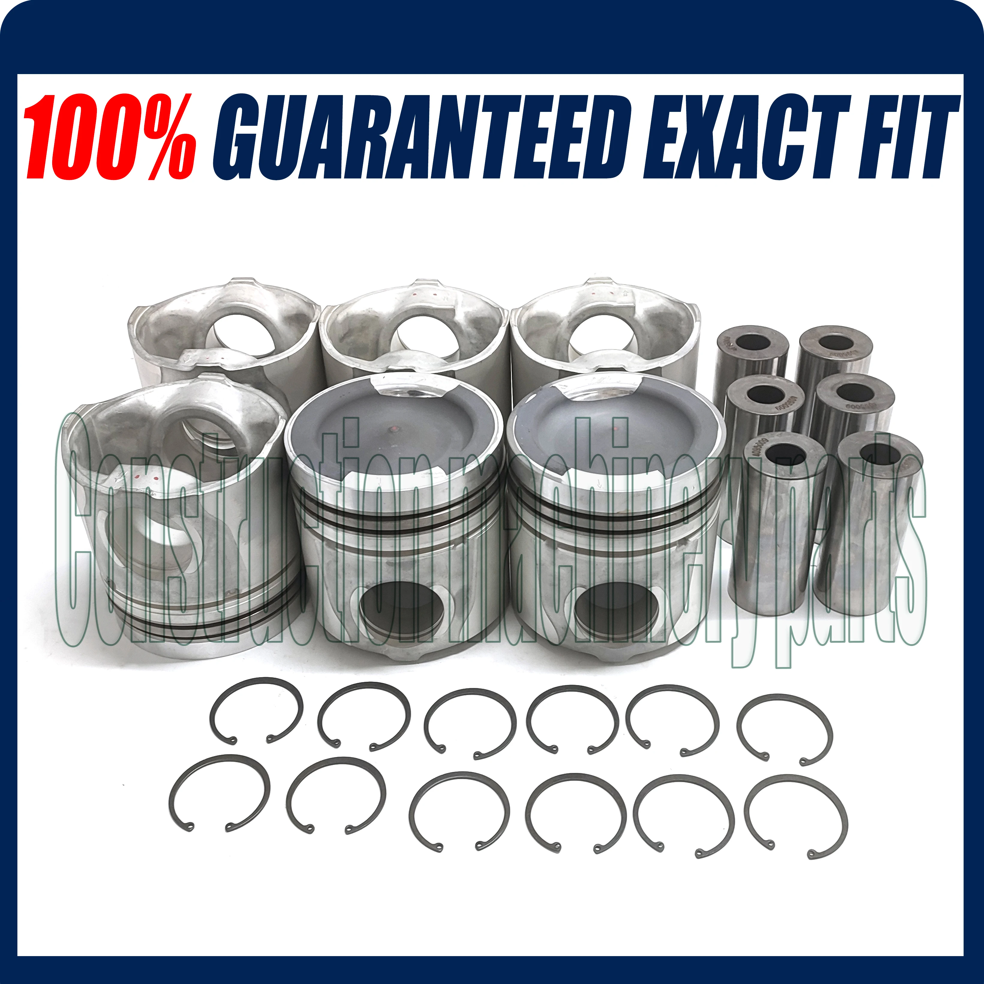 

3096681 For Cummins KTA19 Engine Piston With PIN AND CLIPS (6PCS)