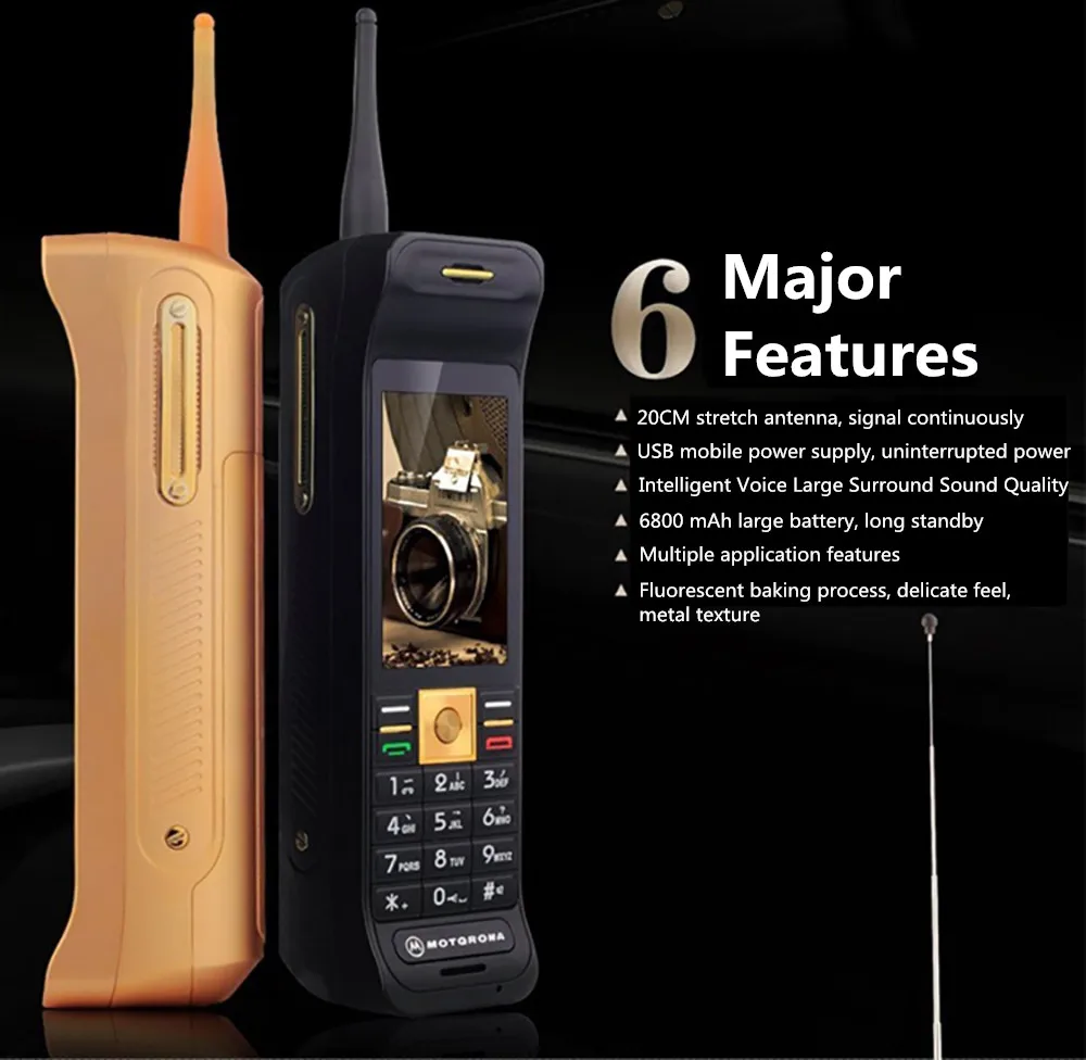 C10 Big Brother LTE 4G Touchscreen Mobile Phone Super-long Standby 2.6inches Dual SIM Card Loud Voice Unlocked Cellphone