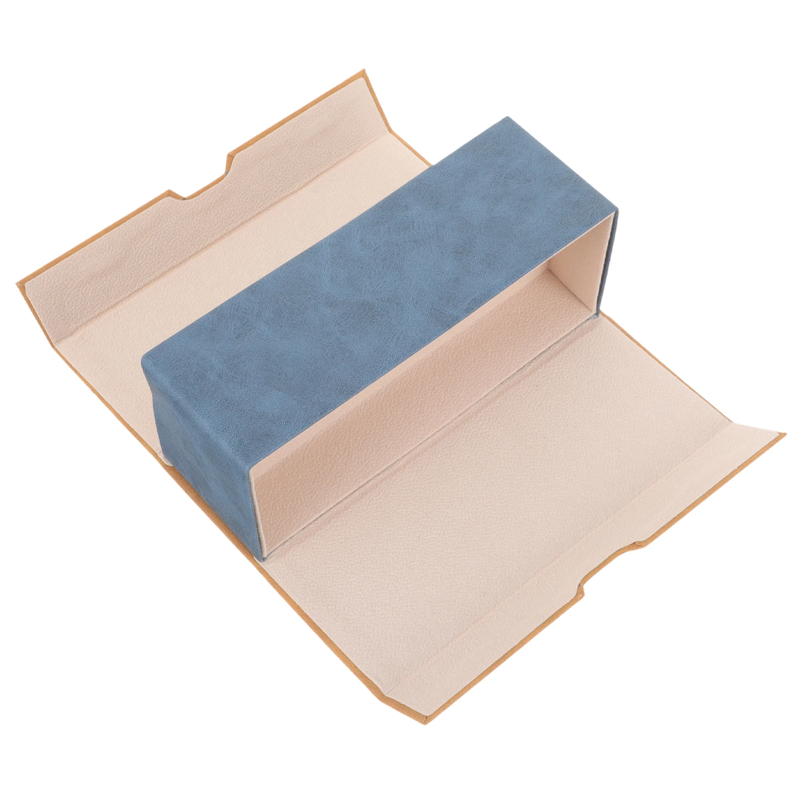 

Double Layer Mirror Box Lightweight Durable PU Hard Shell Travel Glasses Case Sunglasses Holder Multiple Eyeglass Case